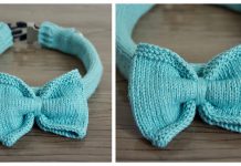 Dog Collar Cover Free Knitting Pattern