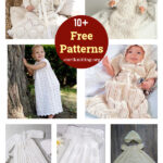 10+ Christening Gown Free Knitting Pattern