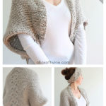 Cocoon Shrug Free Knitting Pattern