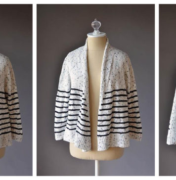 Grand Staff Cardi Free Knitting Pattern