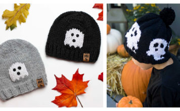 Ghost Hat Free Knitting Pattern