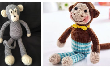 Monkey Amigurumi Free Knitting Pattern