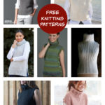 Sleeveless Turtleneck Free Knitting Pattern