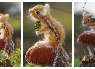 Chipmunk Free Knitting Pattern