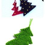 Christmas Tree Garland Free Knitting Pattern