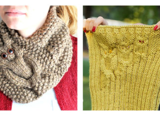 Owl Cowl Knitting Patterns