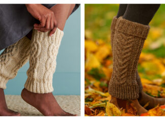 Cabled Legwamers Free Knitting Patterns