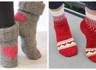 LoveSocks Free Knitting Pattern