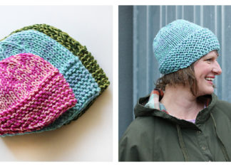 Blustery Beanie Free Knitting Pattern