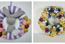 Easter Wreath Free Knitting Pattern