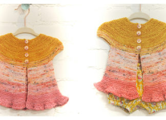 Rosebud Baby Cardigan Free Knitting Pattern