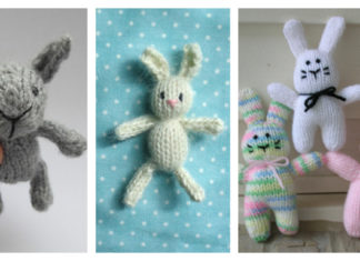 Tiny Baby Bunnies Free Knitting Pattern