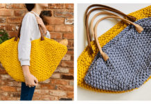 Parisien Market Bag Free Knitting Pattern