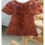 Autumn Leaves Baby Cardigan Free Knitting Pattern