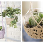 Plant Hanger Knitting Patterns