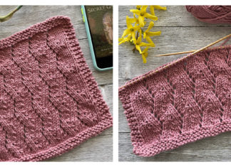 The Secret Garden Dishcloth Free Knitting Pattern