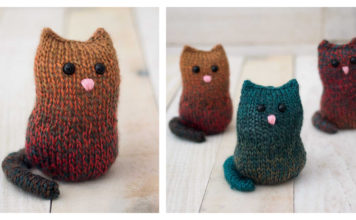 Beginner Flat Knit Cat Free Pattern