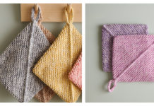 Double-Thick Pot Holder Free Knitting Pattern