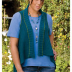 Waterfall Vest Free Knitting Pattern