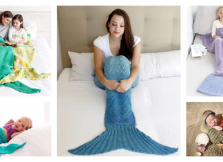 Mermaid Blanket Knitting Patterns