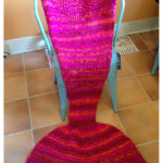 Mermaid Lap Sack Free Knitting Pattern