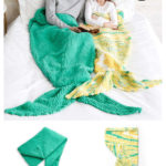 Mermaid Snuggle Sack Free Knitting Pattern