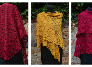 Plaisir Lace Shawl Free Knitting Pattern