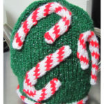 Candy Cane Tea Cozy Free Knitting Pattern