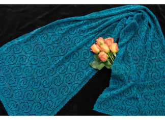 Dreamy Seas Shawl Free Knitting Pattern