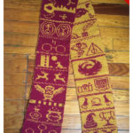 Harry Potter Double Knit Scarf Free Knitting Pattern