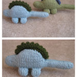 Stegosaurus Dinosaur Free Knitting Pattern