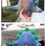 Stegosaurus Free Knitting Pattern