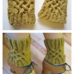 Celtic Ankle Warmers Free Knitting Pattern