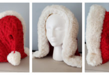 Mrs. Claus's Red Bonnet Free Knitting Pattern