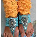 ZaZa Ankle Warmers Free Knitting Pattern