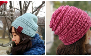 Easy Beanie Free Knitting Pattern v