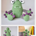 Mr Monster Toy Knitting Pattern