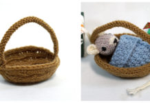 Walnut Shell Basket Free Knitting Pattern