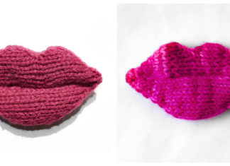 Lips Free Knitting Patterns