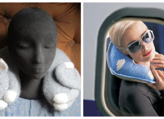 Travel Neck U-shaped Pillow Knitting Pattern