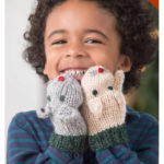 Cat And Mouse Mittens Free Knitting Pattern