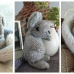 Easter Rabbit Toy Free Knitting Pattern