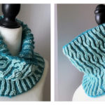 Victoria Brioche Cowl Free Knitting Pattern