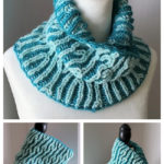 Victoria Brioche Cowl Knitting Pattern