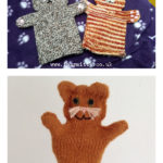 Cat Hand Puppet Free Knitting Pattern