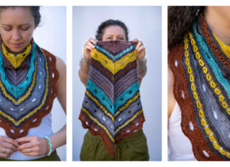 Friendship Bracelet Cowl Knitting Pattern