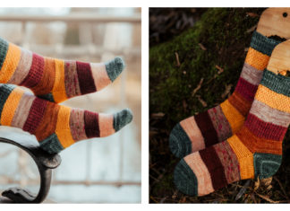 Scrappy Socks Free Knitting Pattern