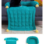 Sofa Saver Pet Blanket Free Knitting Pattern