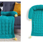 Sofa Saver Pet Blanket Free Knitting Pattern