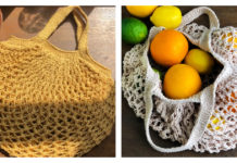 French Market Bag Free Knitting Pattern and Video Tutorial